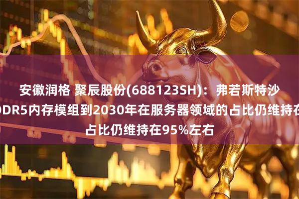 安徽润格 聚辰股份(688123SH):弗若斯特沙利文预计DDR5内存模组到2030年在服务器领域的占比仍维持在95%左右