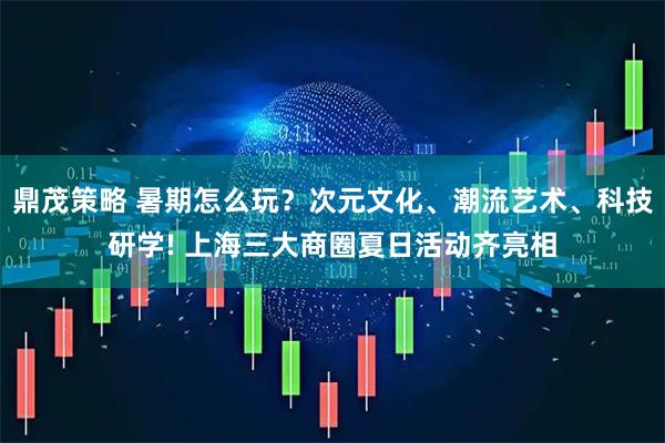 鼎茂策略 暑期怎么玩?次元文化、潮流艺术、科技研学! 上海三大商圈夏日活动齐亮相